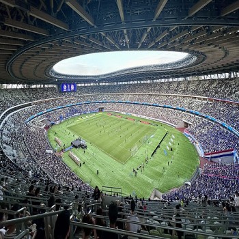 The Japan National Stadium in 2024