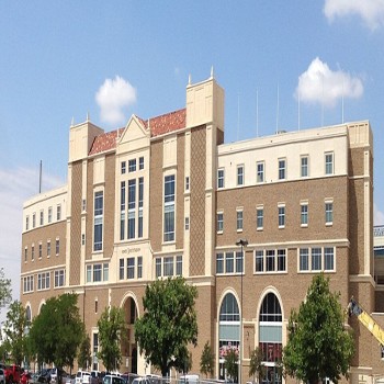 The east side building of Galaxy Stadium