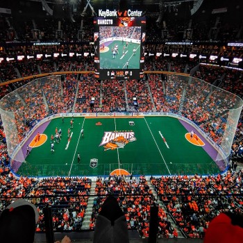 The venue's interior during a Buffalo Bandits game, January 2025