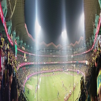 Panoramic view of JawaharLal Nehru International Stadium Kochi