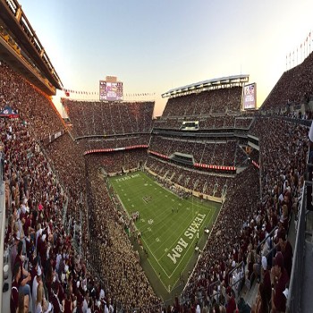 A panorama of the interior of Kyle Field, 2015