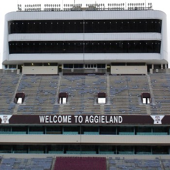 The old press box located on top of west deck