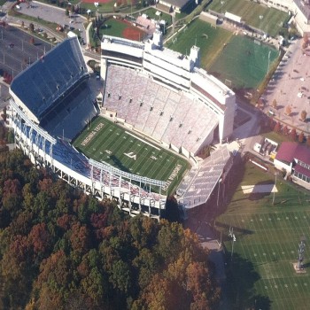 Aerial view of the stadium in 2011