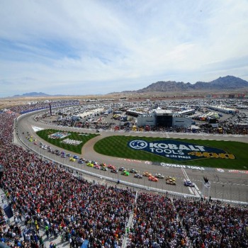 Las Vegas Motor Speedway hosting the Kobalt Tools 400 NASCAR Sprint Cup Series race on March 6, 2011.