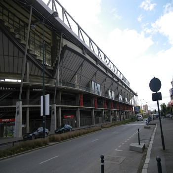 the stadium on the Lorient road