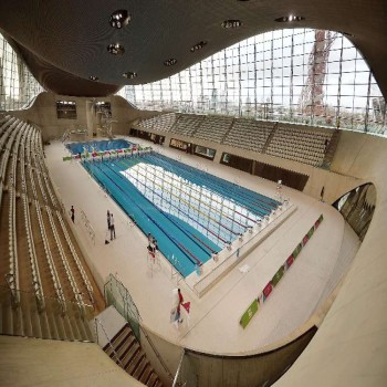 London Aquatics Centre-Inside View