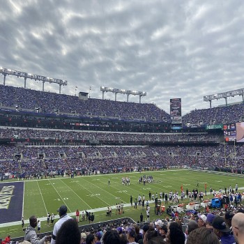 M&T Bank Stadium on October 24, 2021