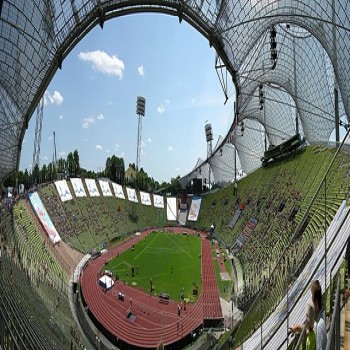 Panoramic view of the Münchener Olympiastadion