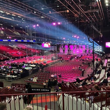 Malmö Arena during Melodifestivalen 2023