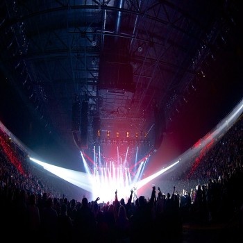 Arena during a concert