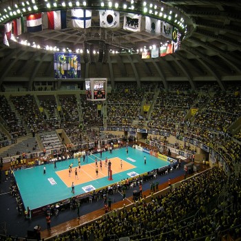 Volleyball match - Brazil Vs South Korea  FIVB World League 2010