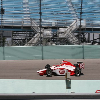 Mario Moraes during practice for the 2008 Gainsco Indy 300 at Homestead-Miami Speedway