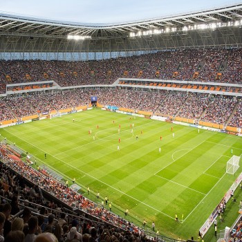 Match at Mordovia Arena stadium