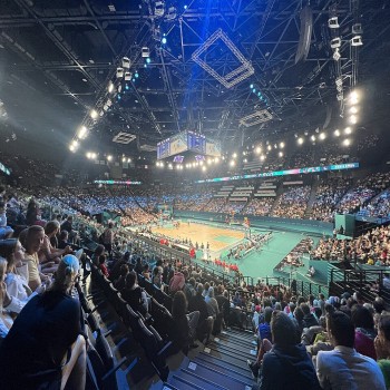 The arena during the 2024 Summer Paralympics