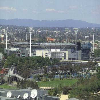 MCG from a city building.