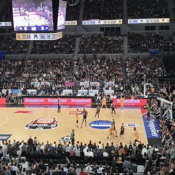 Melbourne United (pictured) and rivals South East Melbourne Phoenix play their home games at the arena.