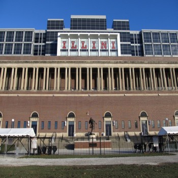 Memorial Stadium Champaign East Exterior 2013