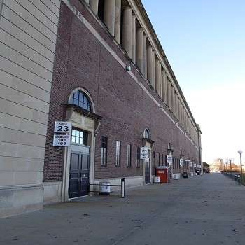 Memorial Stadium Champaign West Exterior 2013