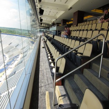 Inside the second floor of the Jack Roth Stadium Club in the new east side structure