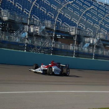 Milka Duno at Homestead-Miami Speedway