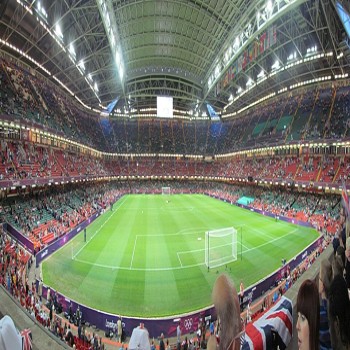 Hosting the Association Football event of the 2012 Summer Olympics