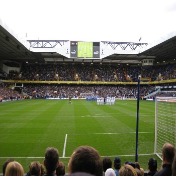 Minute of silence to mark Rememberance Day in the game between Wigan Athletic and Tottenham Hotspur.