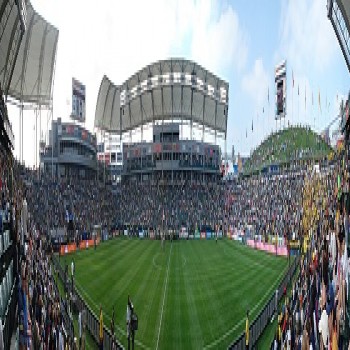 Panorama picture of the Home Depot Center taken during MLS Cup 2008.