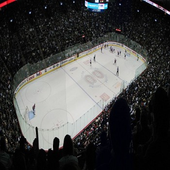 A Montreal Canadiens ice hockey game being played at Centre Bell on April 3, 2010.