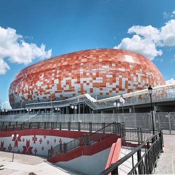 Mordovia Arena stadium in Saransk