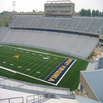Mountaineer Field interior.