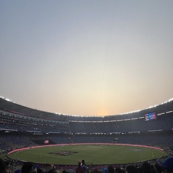 The Stadium during the 2023 Cricket World Cup final between India and Australia