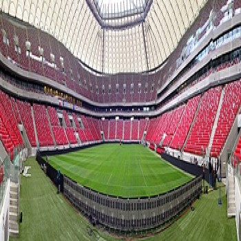 A Panorama view of the stadium interior