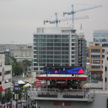 View of the Capitol from Nationals Park in DC