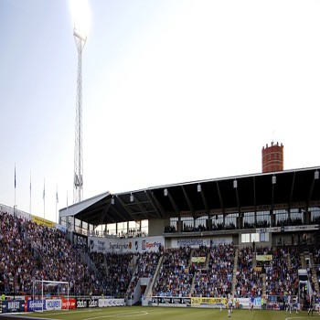 Nya Parken during the Östergötland derby IFK Norrköping-Åtvidabergs FF (2-2) in the 2012 Football League, audience: 15,715