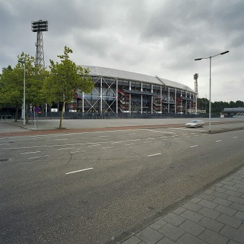 Feyenoord Stadium - football stadium - De Kuip: Overview from the street