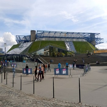 The arena in April 2023