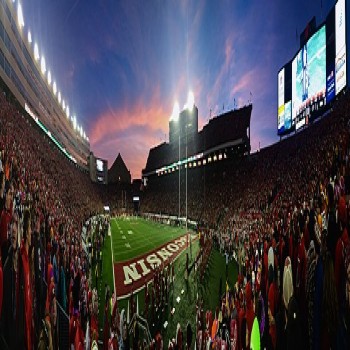 : Battle for the Axe - Panoramic taken during the UW v UM Football Game on 11/29/14
