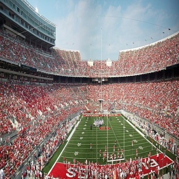 Panoramic view during a football game in 2007