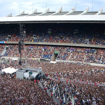 Before the Muse concert in June 2007.