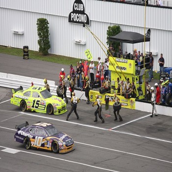 Paul Menard and Terry Labonte