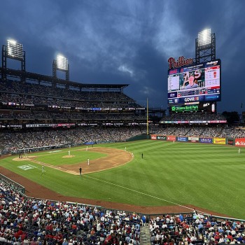 The Phillies taking on the Athletics at Citizens Bank Park in May 2026