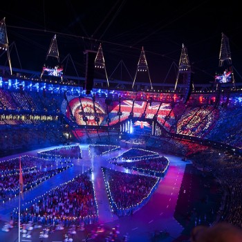 The use of the pixels at the Closing Ceremony