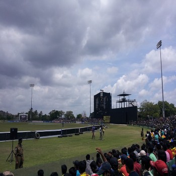 Rangiri Dambulla International Stadium scoreboard end