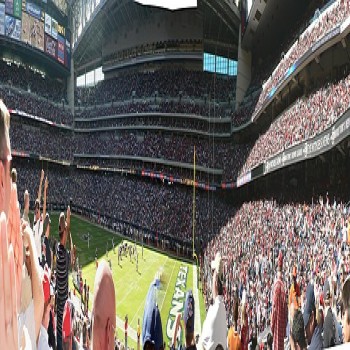 Interior of Reliant Stadium during a Texans game