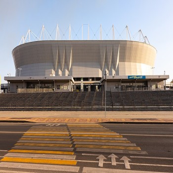 Rostov Arena, football stadium, one of the venues for the 2018 FIFA World Cup. UEFA stadium category 4. Rostov-on-Don, Russia.