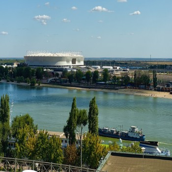Rostov-on-Don. Don River. "Rostov Arena"