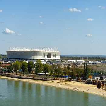 Rostov-on-Don. Don River. "Rostov Arena"