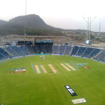 View from pavellion end.