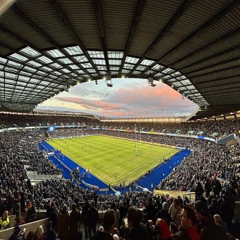 The stadium's interior, 2025