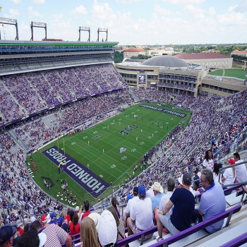 Southern Methodist vs. Texas Christian football 2019 01 (opening kickoff)